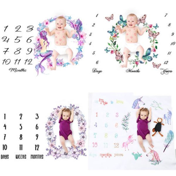 

blanket milestone pgraphy p props shoots girl boy floral cotton