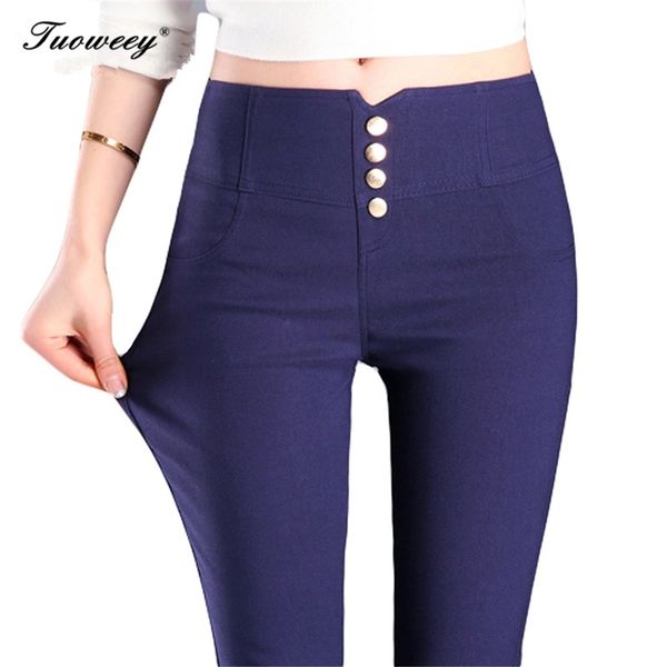 Плюс размер 3xL Горячая распродажа Новая мода высокая талия эластичные джинсы тонкие тощие карандаш брюки сексуальные тонкие бедра 2018 джинсовые брюки для женщин S18101604