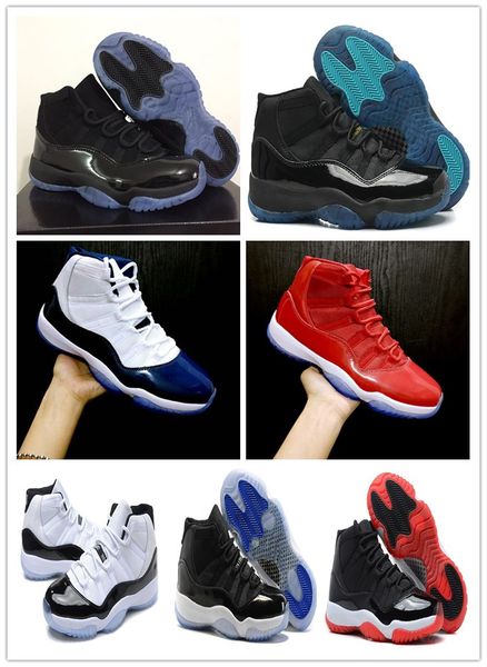 

11s blackout prom night cap and gown space jam basketball shoes (11)xi gym red bred midnight navy men sports shoes womens trainers athletics