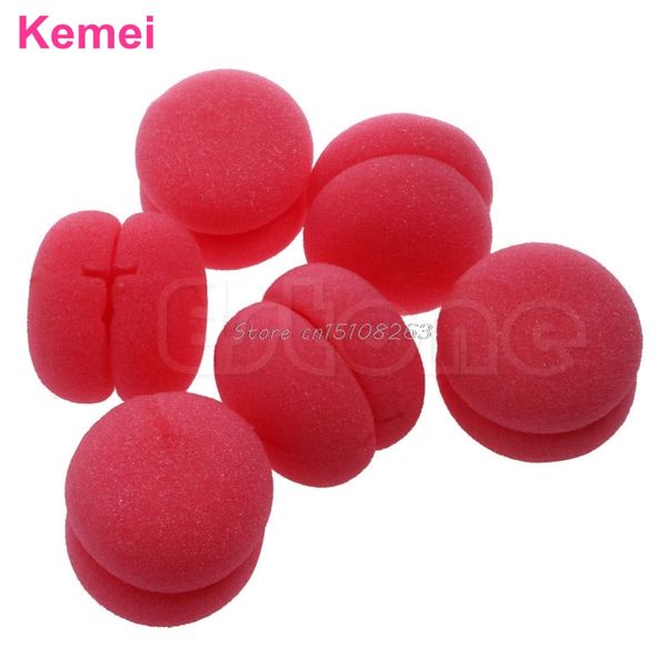 

18pcs soft balls soft sponge hair care curler rollers new -y207 drop shipping