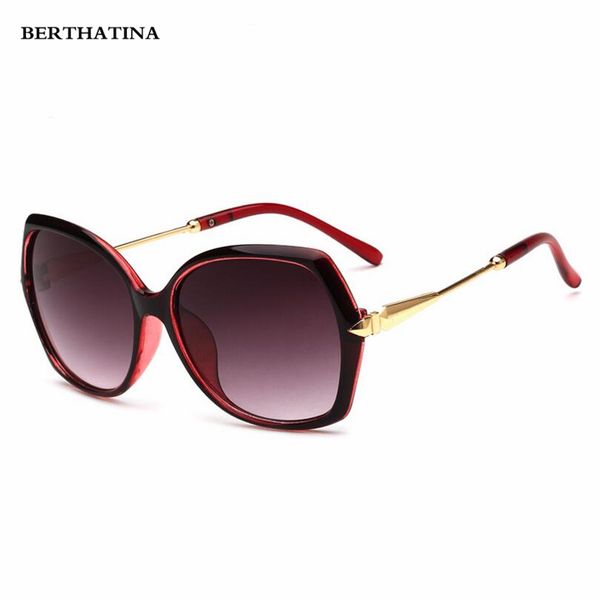 

berthatina 2018 brand fashion large frame sunglasses women sunglasses women driving mirrors eyewear sun glasses gafas oculos, White;black