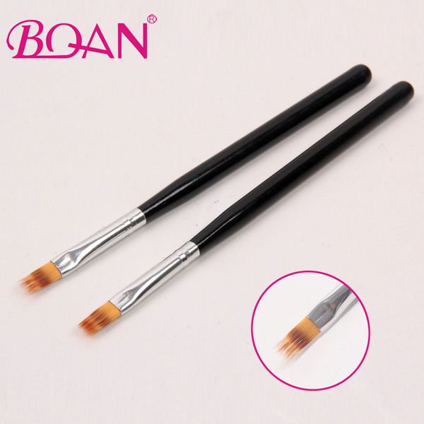 

bqan new selling 6# black wood handle ombre brush gel acrylic nail brush 1pc