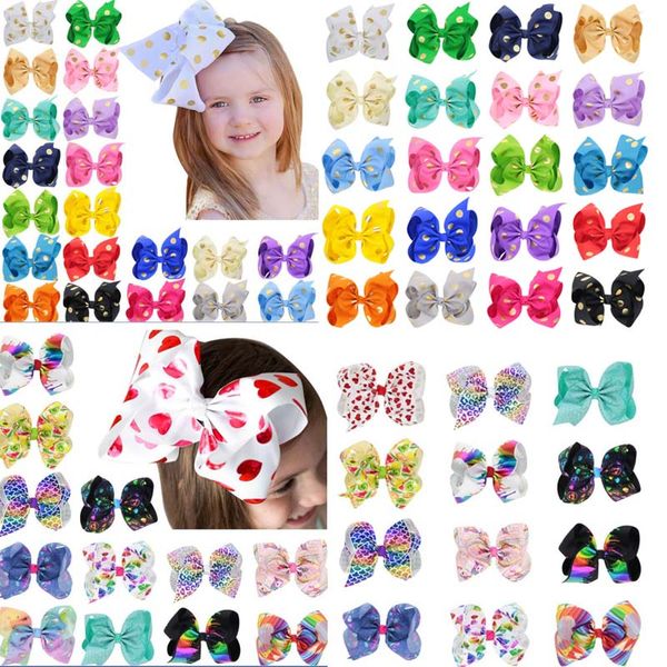 

20 color girl JOJO bows gold polka dots big bow barrettes Hair bows Kids Hairpin Girl Hair Clips Baby Hair Accessory birthday gift