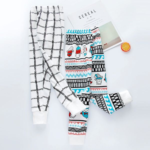 

хлопок детская одежда весна осень дети мальчики девочки свободные брюки младенческая мультфильм брюки пижамы брюки малыш детские брюки пижам, Blue