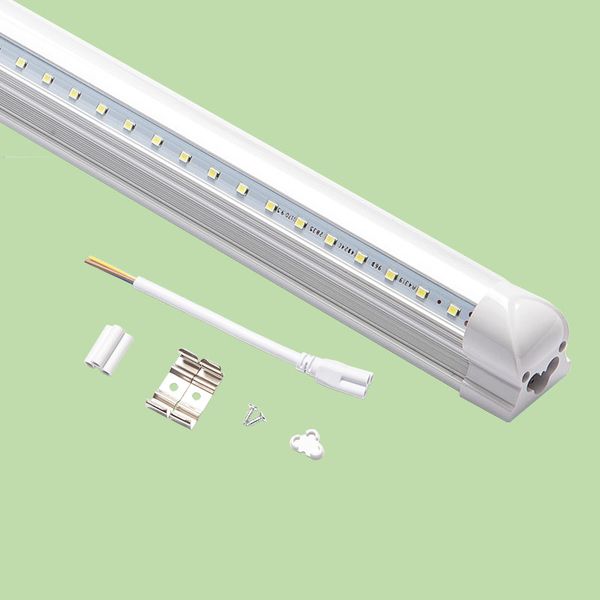 

t8 led tube light integrated v shade fluorescent light 4ft 1200mm led light 28w ac85-265v high bright