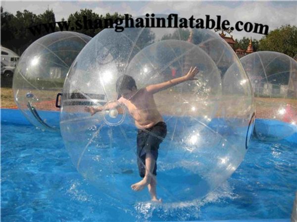 

лучшие продажи надувной футбольный мяч красочный ходьба мяч на воде