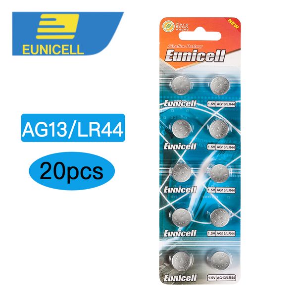 

Аккумуляторы Button Cell Battery 20 шт. / Лот 1,5 В AG13 Аккумулятор LR44 L1154 RW82 RW42 SR1154 SP76 A76 357A pila lr44