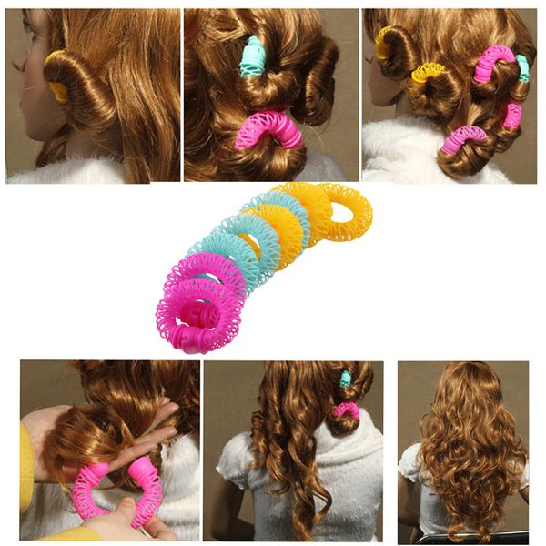 Hairdress Magic Bendy Hair Styling Roller Curler Spiral Curls Diy