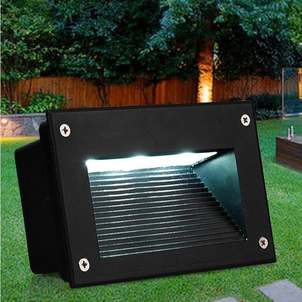 

sale recessed led floor lights 3w 5w stair lighting led step light waterproof outdoor recessed wall light lamp 110-130lm/w courtesy lamps