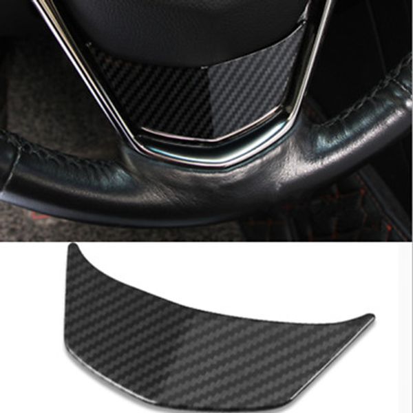 

carbon fiber interior steering wheel cover u trim for cadillac ats-l 2014-2018