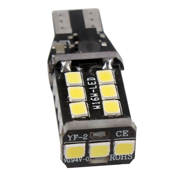 

2x led t15 2835 15smd car styling automobile reversing light decoding auto replacement parts dc 12v universal