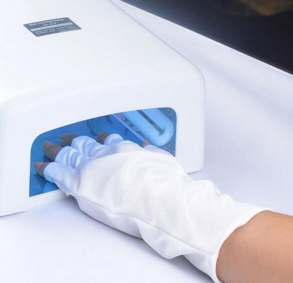 

anti uv glove for uv light/lamp radiation protection manicure nail art dryer tools uv protection nail art gel
