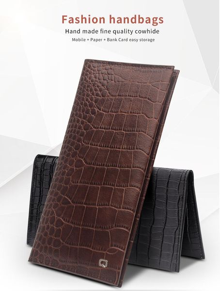 

Factory promotion l univer al fa hion crocodile pattern and bamboo pattern handmade leather ca e flip cover for mobile phone up to 6inch