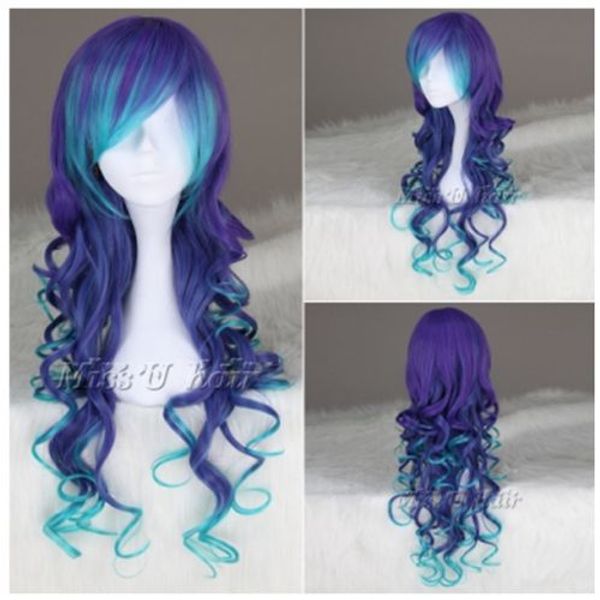 

lolita beautiful new cosplay wig hair fashion masquerade party cos wig, Black