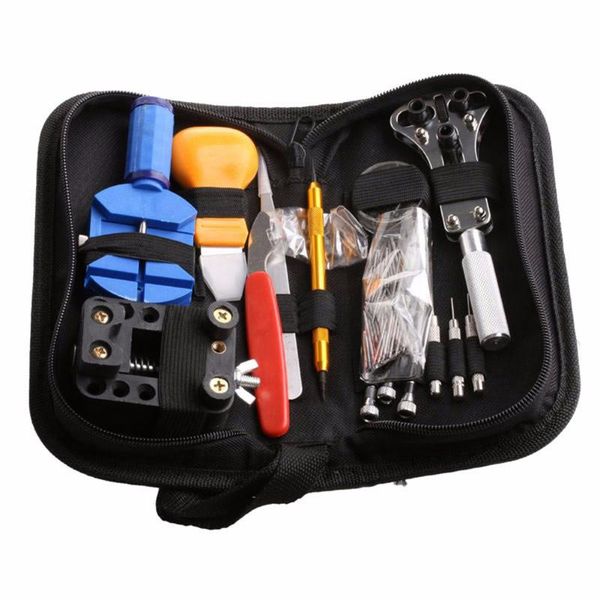

144pcs watch repair tool set kit clock watch tools set screwdriver watchmaker tool horloge gereedschap adjustable back case