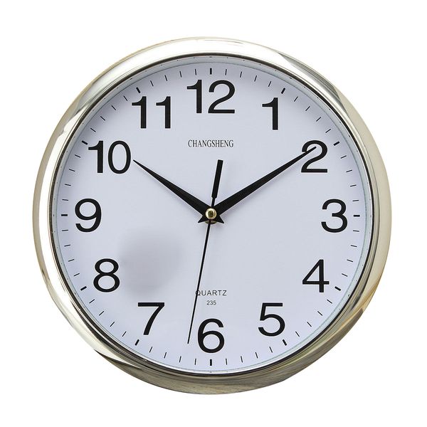 

large vintage round modern home bedroom retro time kitchen wall clock quartz sliver