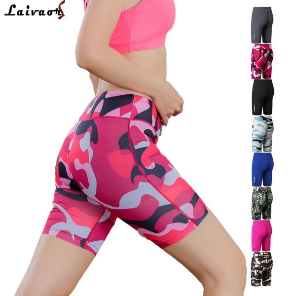 

compression spandex running shorts women elastic high waist xs-xl athletic basketball quick-drying jogger workout long shorts, Black;blue