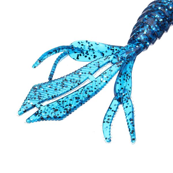 

20pcs 12cm 14g lifelike fishing soft rubber lures shrimp smell bait lure all water mix color purchase