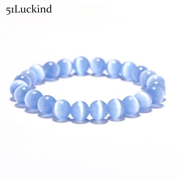 

minimalist natural stone beads opal bracelet 5 color women girls moonstone braclet for femme armband jewelry gift bijoux, Black