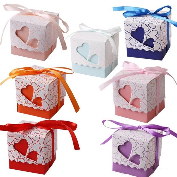 2018 New Love Heart Small Gift Box Candy Boxes Wedding Party Favor