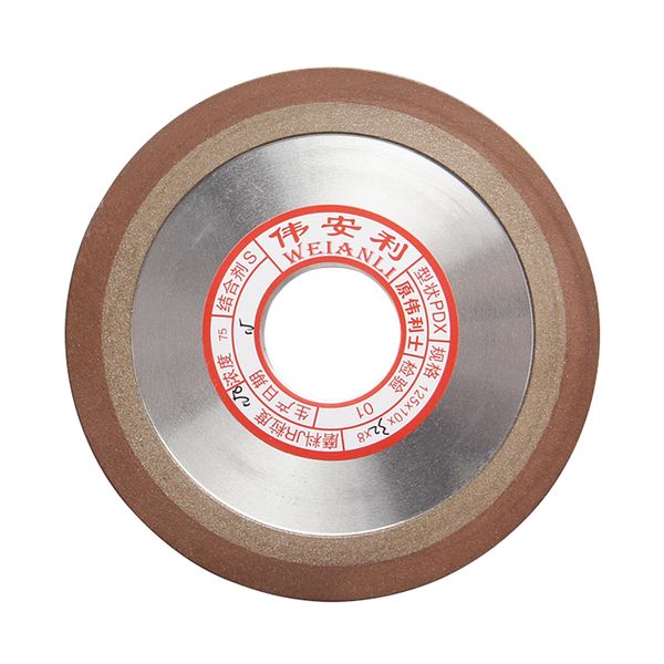 Freeshipping Roda De Diamante De Moagem De Disco De Grão Finura Corte Electroplated Saw Blade125 * 10 * 32 * 8mm Rotary Ferramenta 1 pc