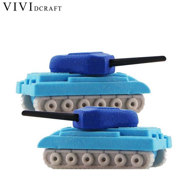 Acheter Vividcraft Dessin Animé Réservoir Forme Crayon Gomme école Correction Fournitures Enfants Kawaii Enfants Fille Papeterie Nouveauté Gommes De