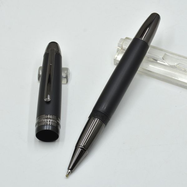 

149 black matte roller ball pen school office stationery men writing ball pens for christmas gift, Blue;orange