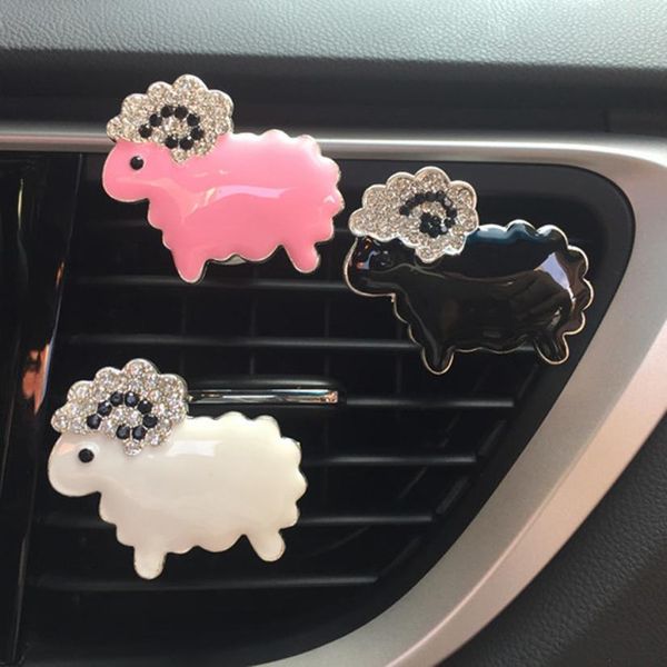 

car little sheep air outlet fragrant perfume clip air freshener diffuser decor