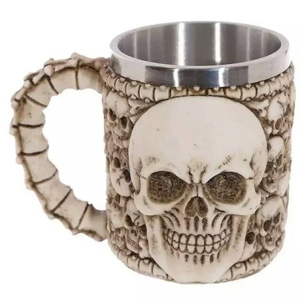 

eco-friendly large tea mug warrior wolf head skulls unicorn funny coffee mugs handgrip moscow mule mugs ktv decoration cup gifts