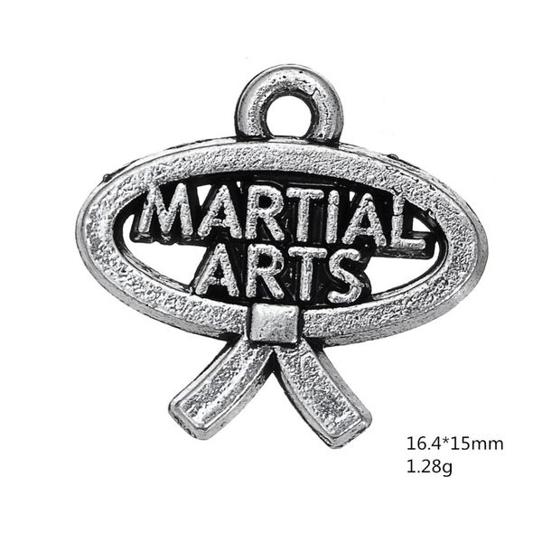 

metal casual martial arts belt word charm jewelry other customized jewelry, Bronze;silver