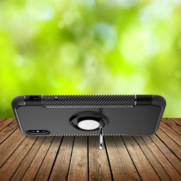 

2018 for iphone 8 plus ring case adsorption stand case covers for samsung s8 plus bumper phone case