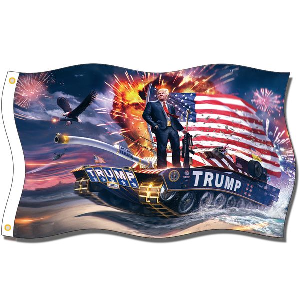 

good flag]trump flags 3x5ft 150x90cm 100% polyester,canvas head with metal grommet,used indoors or outdoors