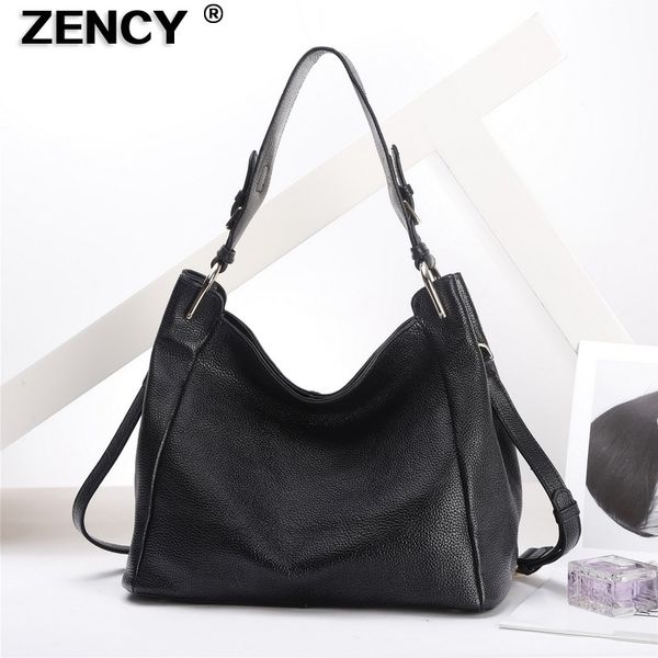 

100% genuine nature leather long handle women's shoulder bags ladies shopping handbags female messenger bag satchel