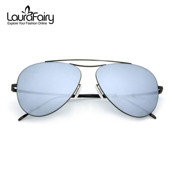 

laura fairy high-end polarized sunglasses men sun glasses fashion nylon lens safety uv400 sunglasses lentes de sol hombre lf911, White;black