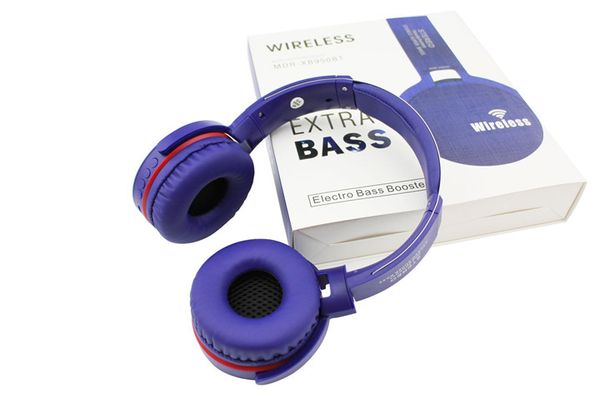 Extra Bass Wireless Bluetooth Headset Kopfhörer mit MIC Elektronische MDR-XB950BT Rotary Headset Unterstützung Play MP3 Dateien TF-Karte Top-Qualität