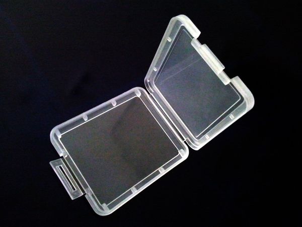 Acheter Cf Card Case Clear Plastic Box Compact Flash Holder Box