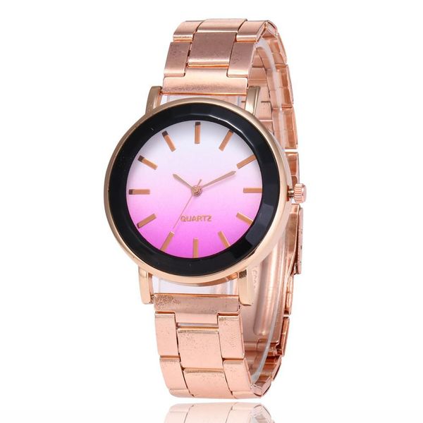 

lintimes women watches girls simple casual quartz watch unique discoloration wrist watch gift, Slivery;brown
