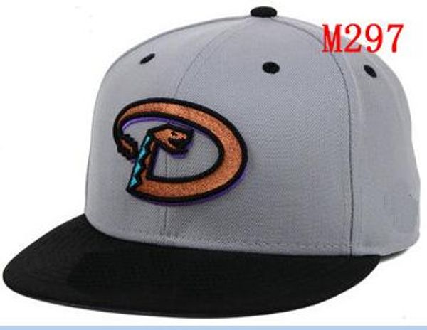 

Установлены шляпы sunhat Diamondbacks Бейсбол вышитые команда письмо плоские поля шляпы б