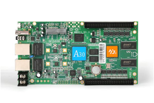 

hd-a30 hd led screen controller card full color asynchronous cascade control card 1024*512 wifi