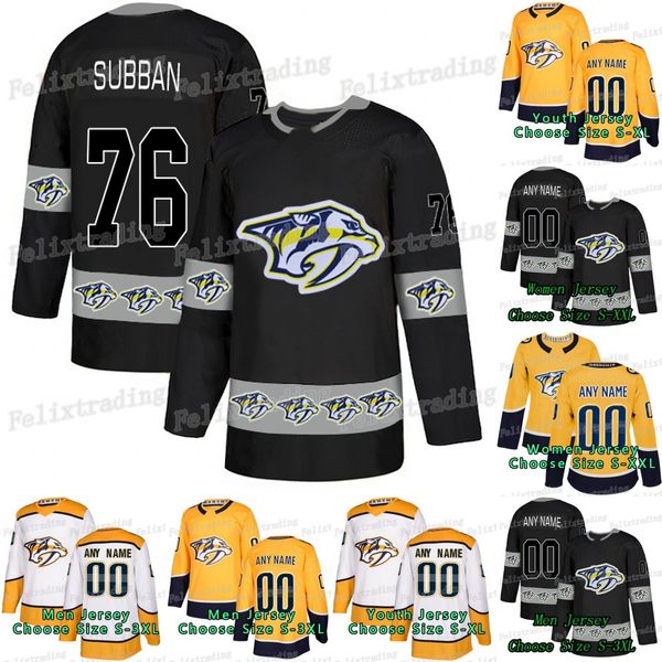 

2018-19 Season Nashville Predators Juuse Saros Craig Smith P.K Subban Filip Forsberg Roman Josi Pekka Rinne Ryan Ellis Filip Forsberg Jersey