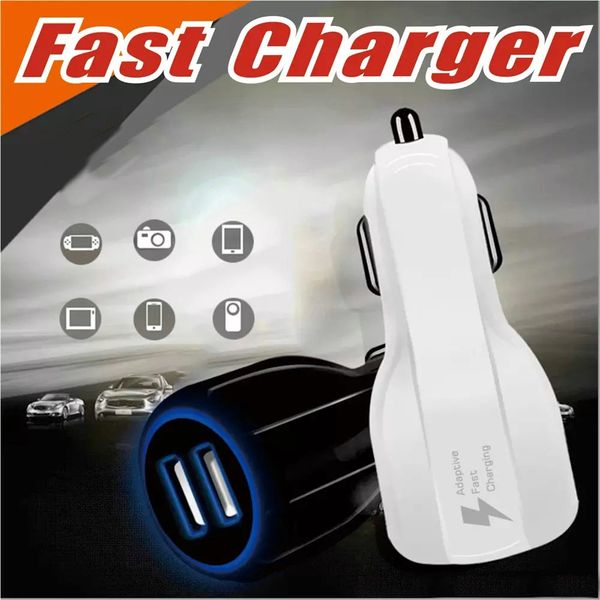 

car charger 9v 2a 12v 1.2a qc3.0 fast car charge 3.1a dual usb adapter charger for smartphones with opp package om-p4