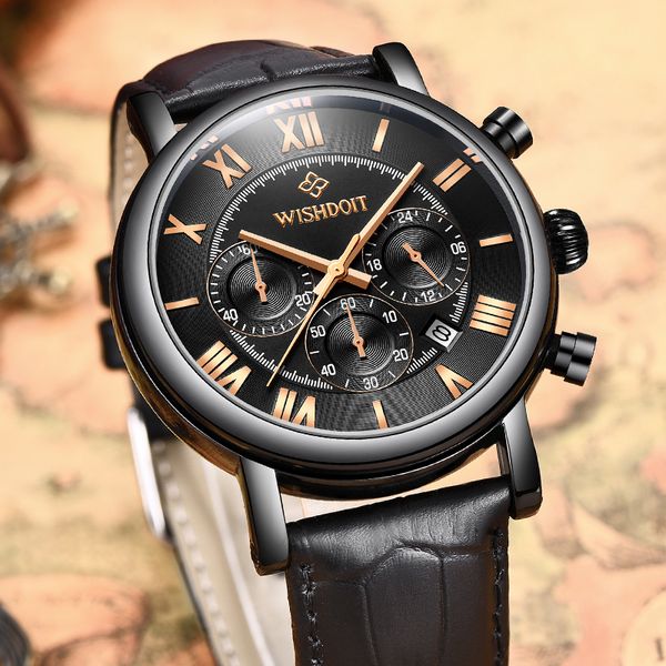 Großhandel WISHDOIT Herren Uhren Mode Lässig Sport Quarzuhr Männer Chronograph Uhr Mann Leder Business Armbanduhr Relogio Masculino Von Tuosu, $38.06 Großhandel WISHDOIT Herren Uhren Mode Lässig Sport Quarzuhr Männer Chronograph Uhr Mann Leder Business Armbanduhr Relogio Masculino Von Tuosu, $38.06