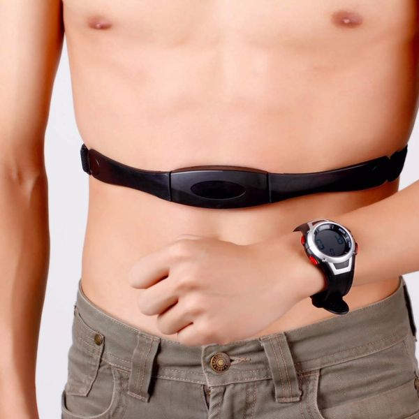 

new heart rate monitor sport fitness watch favor outdoor cycling sport waterproof wireless with chest strap