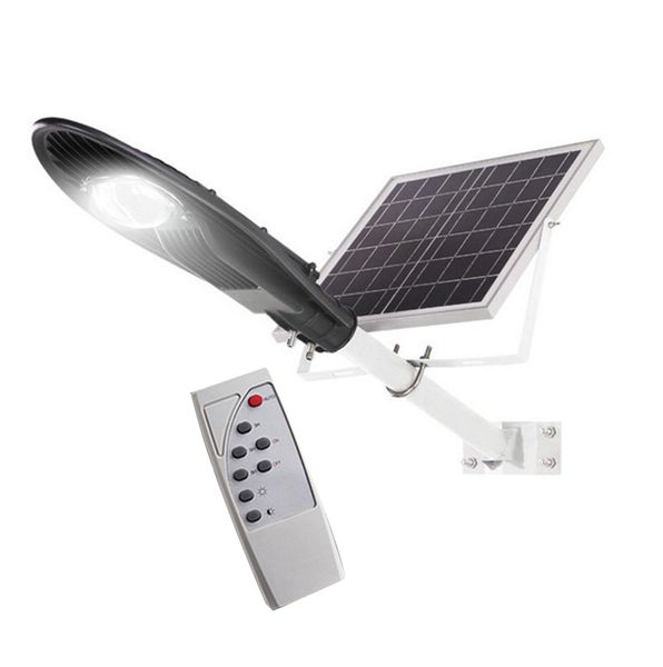 Solar LED Street Light 20W 30W 60W, todos em um 130lm/W à prova d'água ao ar livre com controle remoto