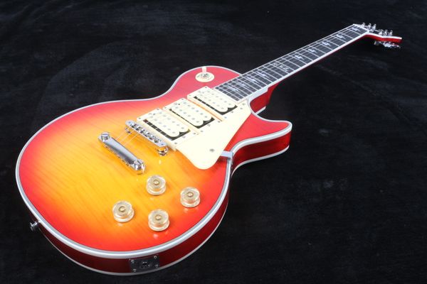 

factory outlet ace frehley guitar custom shop guitar cherry sunburst china electric guitars new arrival