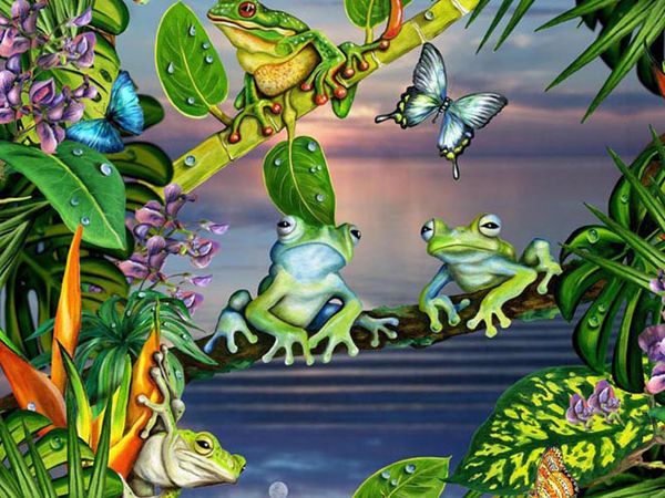 

a2171 лягушка 40 * 30 5d diy лучший алмаз вышивка живопись home decor алмаз вышивка крестом 100% смола инструмент dril живопись мозаика руко