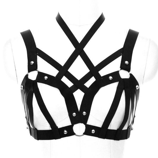 

2018 fashion leather adjustable full costume erotic underwear silk belt underwear retractable holiday costume dance wear, Black;white