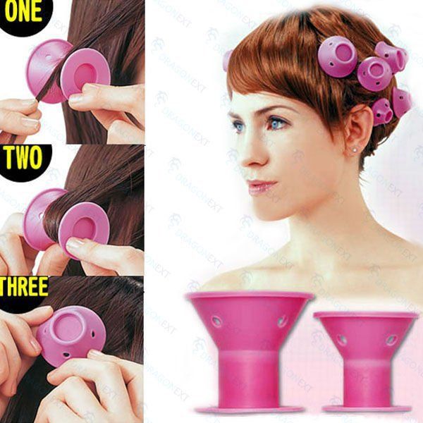Silicone Curlers Set Hairstyle Soft Hair Care Diy Peco Roll Hair