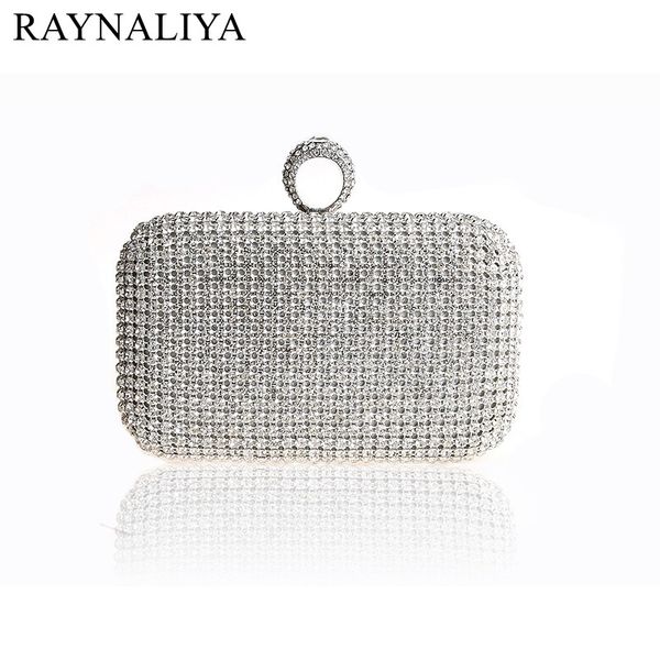

crystal finger ring evening bags clutch knucklebox women clutches lady wedding bag handbags purse shoulder bags sfx-b0177