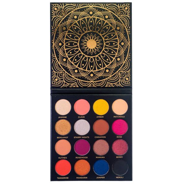 

newly ace beaute quin tessential palette shimmer & matte eye shadow palette dhl shipping good pigment 18 colors